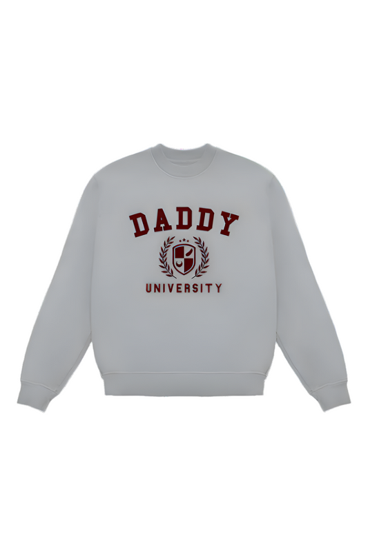 DADDY UNIVERSITY - Crewneck Sweater (CUTE Grey)